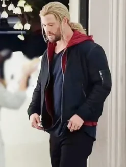 Asal Vision Cotton Jackets | Thor Love and Thunder 2022 Bomber Jacket Black