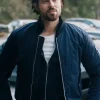 Asal Vision Cotton Jackets | Tipline Mysteries Dial 1 For Murder Chris McNally Jacket Navy Blue