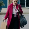 Asal Vision Women Coats | Tipline Mysteries Dial 1 For Murder Maddie Trench Coat Red