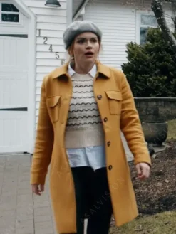 Asal Vision Women Coats | Tipline Mysteries Dial 1 For Murder Holland Roden Coat Mustard