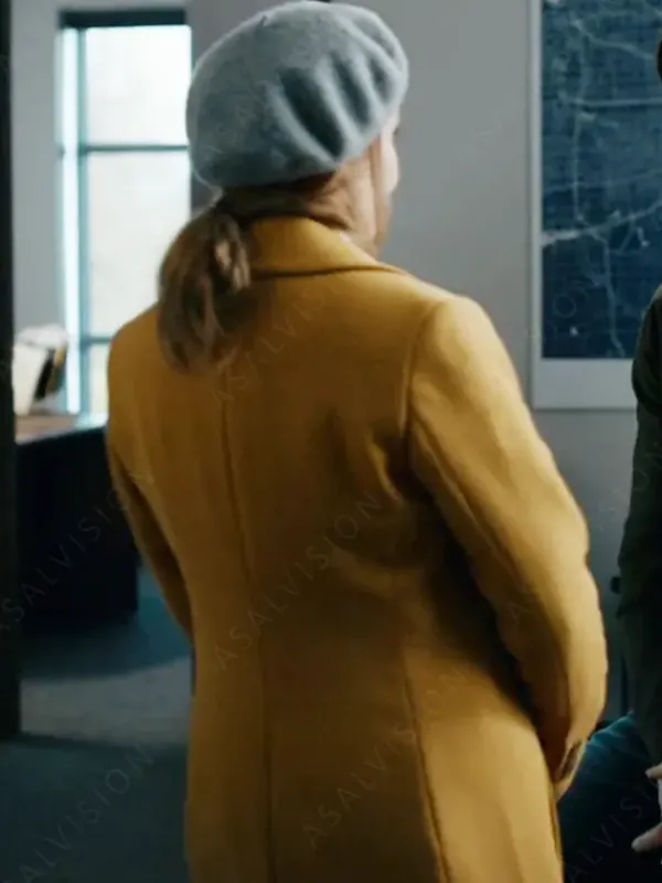Asal Vision Women Coats | Tipline Mysteries Dial 1 For Murder Holland Roden Coat Mustard
