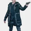 Asal Vision Men Coats | Tommy Egan Power Book IV Cotton Coat Black