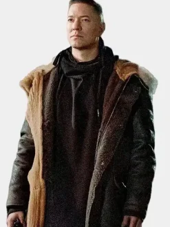 Asal Vision Men Coats | Tommy Egan Power Book IV Leather Shearling Coat