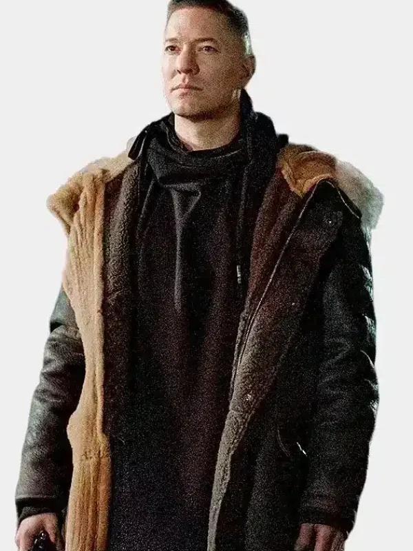 Asal Vision Men Coats | Tommy Egan Power Book IV Leather Shearling Coat