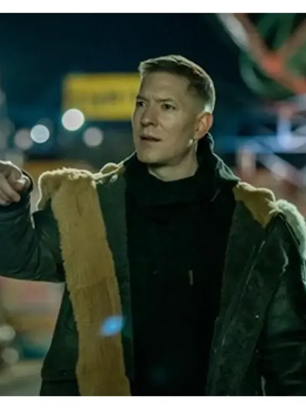 Asal Vision Men Coats | Tommy Egan Power Book IV Leather Shearling Coat
