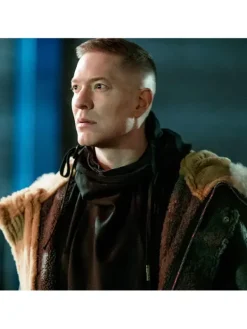Asal Vision Men Coats | Tommy Egan Power Book IV Leather Shearling Coat