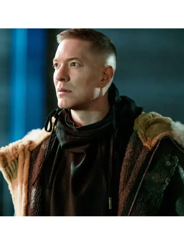 Asal Vision Men Coats | Tommy Egan Power Book IV Leather Shearling Coat