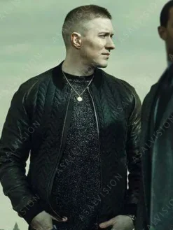 Asal Vision Cotton Jackets | Tommy Egan Power Joseph Sikora Bomber Jacket Black