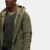 Asal Vision Men Coats | Tommy Egan Power Hooded Cotton Coat White