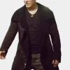 Asal Vision Men Coats | Tommy Egan Trench Coat Black