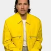 Asal Vision Cotton Jackets | Top Gun Maverick Danny Ramirez Jacket Yellow