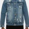 Asal Vision Denim Jackets | Trucker Jean Jacket Blue, Black & White