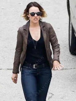 Asal Vision Leather Jackets | True Detective Ani Bezzerides Leather Jacket Brown
