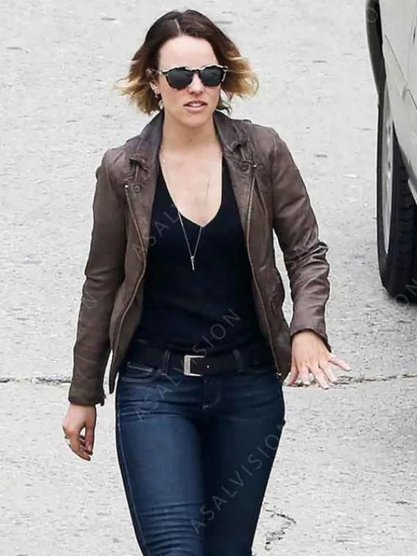 Asal Vision Leather Jackets | True Detective Ani Bezzerides Leather Jacket Brown