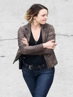 Asal Vision Leather Jackets | True Detective Ani Bezzerides Leather Jacket Brown