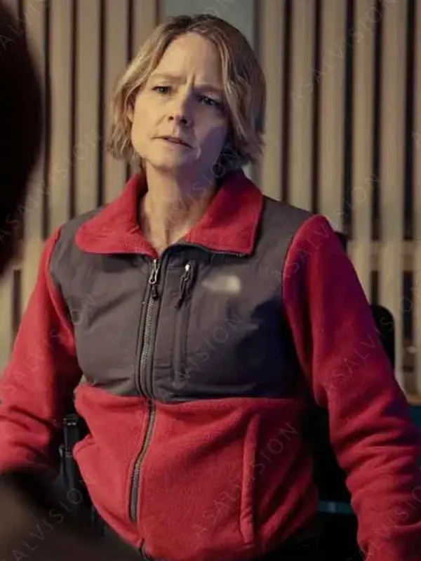 Asal Vision Cotton Jackets | True Detective Season 4 Liz Danvers Red Jacket Red And Black