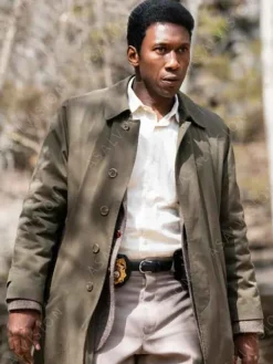 Asal Vision Men Coats | True Detective Wayne Hays Coat Olive Grey