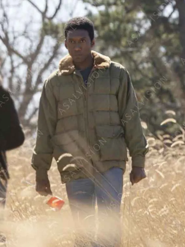 Asal Vision Cotton Jackets | True Detective Wayne Hays Shearling Collar Jacket