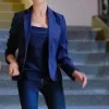 Asal Vision Blazers | True Justice Family Ties 2024 Casey Barlowe Blue Blazer Blue With Plaid Design