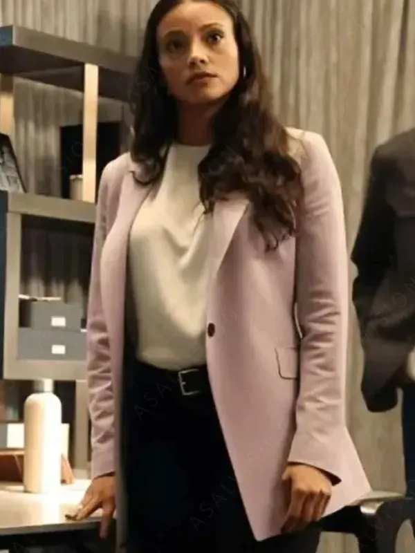 Asal Vision Blazers | Women Coats | TV Show Found Lacey Quinn Purple Blazer Pastel Purple