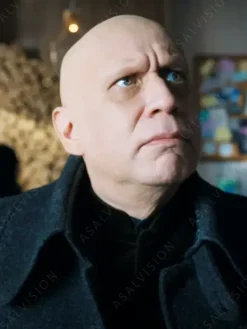 Asal Vision Men Coats | Uncle Fester Wednesday Coat Black