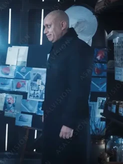 Asal Vision Men Coats | Uncle Fester Wednesday Coat Black