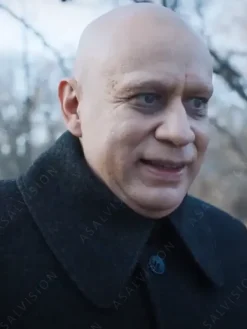 Asal Vision Men Coats | Uncle Fester Wednesday Coat Black