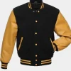Asal Vision Varsity Jackets | Varsity College Bomber Jacket For Men’s Black & Yellow