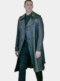 Asal Vision Men Coats | Vic Flynn Power Book IV Force Leather Coat Black