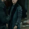 Asal Vision Men Coats | Vic Flynn Power Book IV Shearling Leather Coat Black