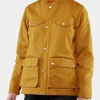 Asal Vision Cotton Jackets | Vigil 2021 Rose Leslie Hooded Jacket Yellow