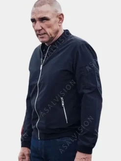 Asal Vision Cotton Jackets | Vinnie Jones Bullet Proof Temple Bomber Jacket Black