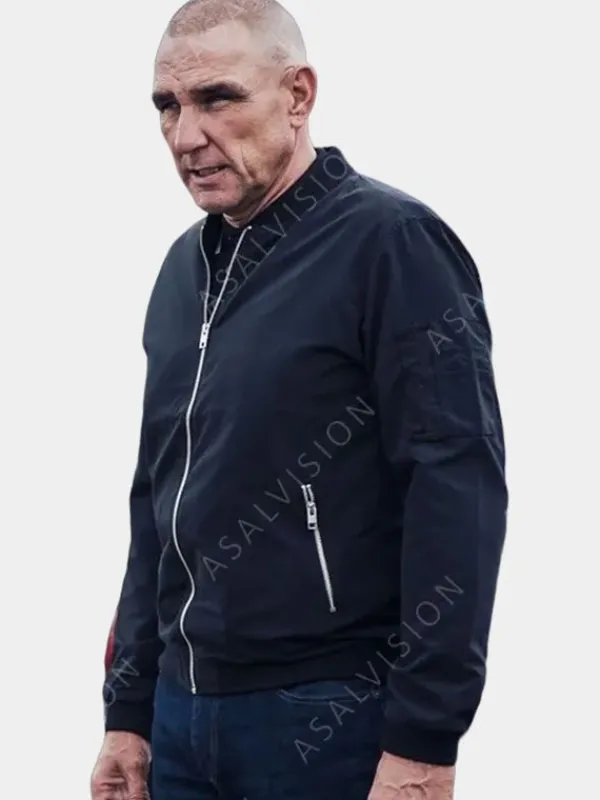 Asal Vision Cotton Jackets | Vinnie Jones Bullet Proof Temple Bomber Jacket Black
