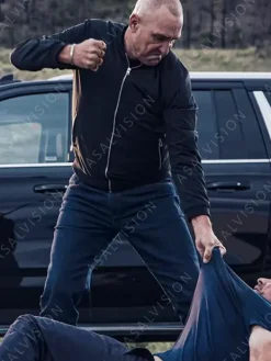 Asal Vision Cotton Jackets | Vinnie Jones Bullet Proof Temple Bomber Jacket Black