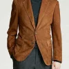 Asal Vision Blazers | Brown Jackets | Vintage Suede Leather Blazer Jacket Brown