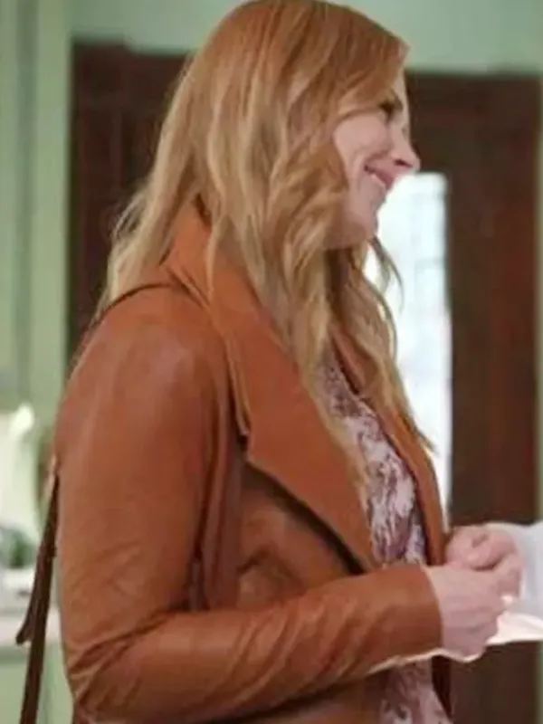 Asal Vision Brown Jackets | Leather Jackets | Virgin River Melinda Monroe Season 4 Brown Leather Jacket Tan Brown
