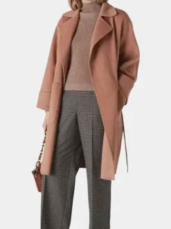 Asal Vision Women Coats | Virgin River Season 4 Melinda Monroe Coat Pink