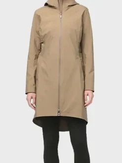 Asal Vision Women Coats | Virgin River Season 2 Melinda Monroe Hooded Coat Beige