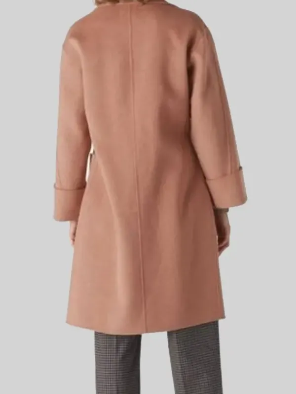 Asal Vision Women Coats | Virgin River Season 4 Melinda Monroe Coat Pink