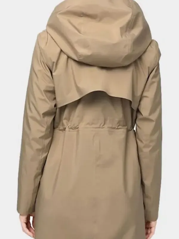 Asal Vision Women Coats | Virgin River Season 2 Melinda Monroe Hooded Coat Beige