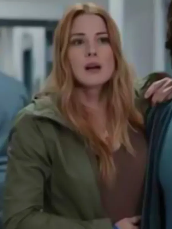 Asal Vision Cotton Jackets | Virgin River Season 4 Melinda Monroe Green Jacket Olive Green