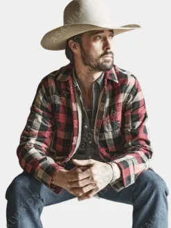 Asal Vision Cotton Jackets | Walker Yellowstone Season 3 Plaid Jacket Same as Image