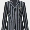 Asal Vision Blazers | Blazers | Wednesday Nevermore Blazer Blue/ Grey/ Purple