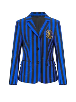 Asal Vision Blazers | Blazers | Wednesday Nevermore Blazer Blue/ Grey/ Purple