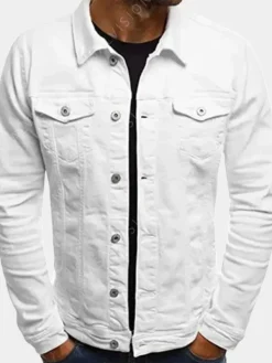 Asal Vision Denim Jackets | Denim Jacket Men White