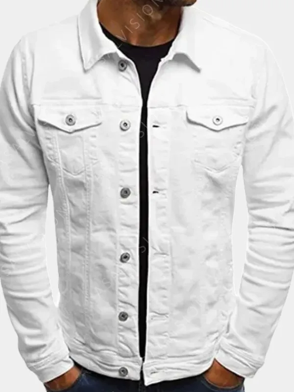 Asal Vision Denim Jackets | Denim Jacket Men White