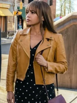 Asal Vision Leather Jackets | Wild Cards Season 1 Max Mitchell Leather Jacket Tan
