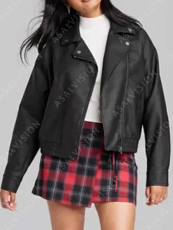 Asal Vision Black Jackets | Biker Jackets | Wild Fable Leather Jacket Black