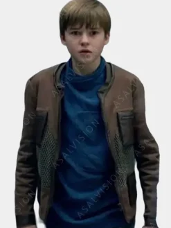 Asal Vision Cotton Jackets | Will Robinson Lost In Space S02 Jacket Brown
