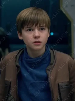 Asal Vision Cotton Jackets | Will Robinson Lost In Space S02 Jacket Brown